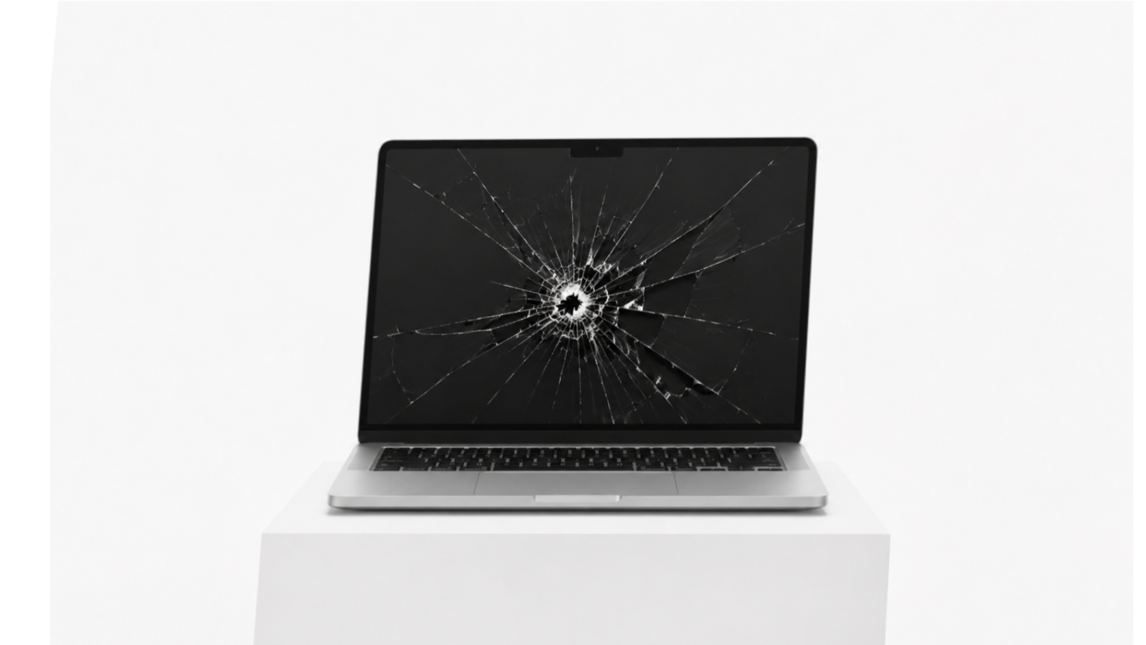 Shattered Laptop Screen - Laptop Repair Payyanur
